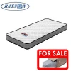 Promotion cheap foshan single bed mattress high quality bonnell spring rolled up mattress