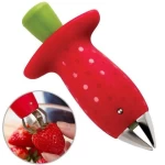 promotional gift item for kitchen Tomato Fruit Slicer Strawberry Huller Fruit Tool Corer Strawberry Stem Leaves Remover
