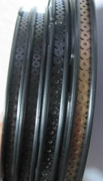 PU Leather sequin for embroidery machine CD disk packing roll