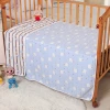 Pure cotton  gauze thickened cartoon baby quilt 110*110