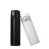 Push button lid thermos flask insulated stainless steel vacuum flask