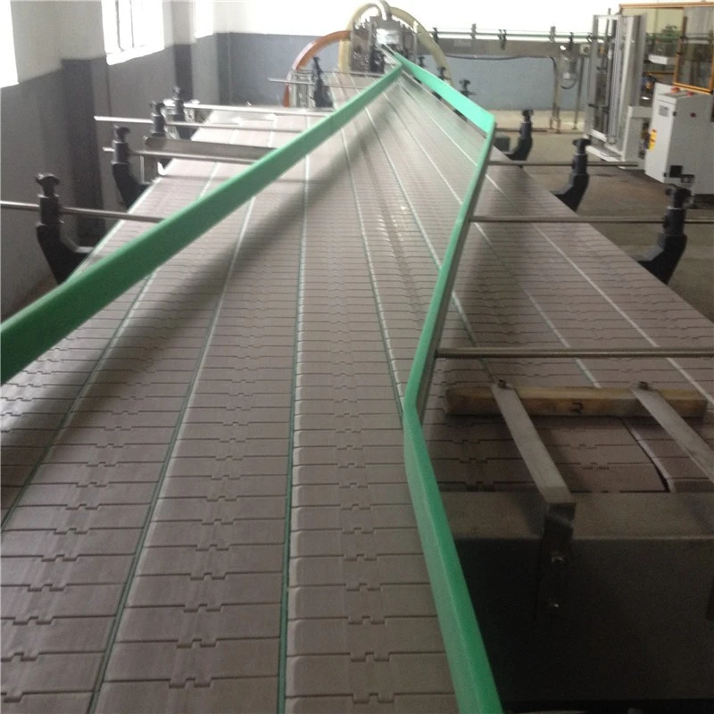 PVC PP PU Aluminum Frame Slat Chain Conveyor Belt