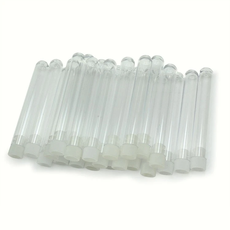pyrex tube small borosilicate glass tube with bamboo lid