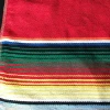 Rainbow Crochet Bulk Wool Acrylic Fabric Serape Yoga Falsa Mexican Blanket
