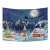 Import Ready to ship 90&quot;x60&quot; Professional Christmas Decorative Custom Digital Printed Tapestry from China