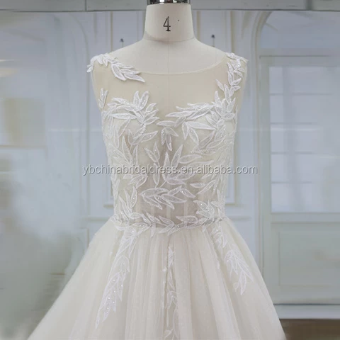 Ready to ship stock dresses with new finish bridal dress wedding dress