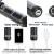 Import rechargeable led flashlights linterna recargable lanterna small led solar torch light with hanmmer compass from China