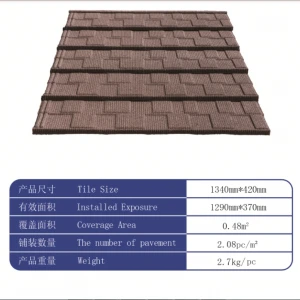 recycled rubber roofing tiles ,building material colorful stone coated metal roof tile