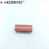 Red on/off mini dip switch 2.54mm pitch connector