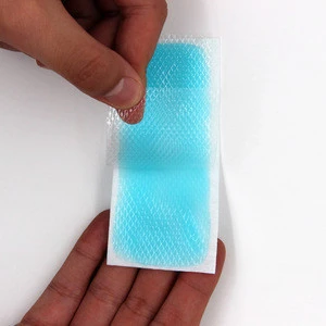 Refreshing reducing temperature menthol cooling gel patch