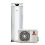Residential Gas Circulation Split EVI Hot Water Heat Pump Heater for Sanitary