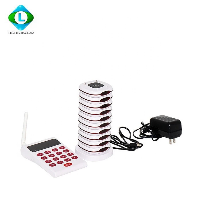 Restaurant Pager Wireless Waiter Paging restaurant queuing Calling System Buzzer for guest with 20 Pagers