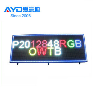 Buy Rgb Outdoor Programmable Led Moving Message Sign Led Advertising ...