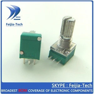 RK097N switch audio amplifier sealed potentiometer B100K 15MM 3Pin with nuts 100K potentiometer linear