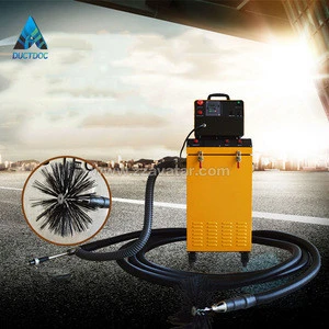 rotary brush speed adjustable air duct cleaner cleaning machine