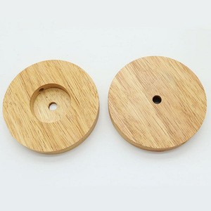 round wooden trophy base decorative wood stand crafts