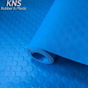 Rubber sheets, heavy weight rubber mats black color high round button embossment top