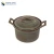 Import Rustic Color Glaze Kiln Speckled Round Ceramic Soup Stew Tureen Pot Bowl Porcelain With Lid Handles from China