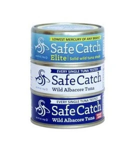 Safe Catch USA Canned Tuna MERCURY TESTED Minimally Processed, Kosher, No sugar added, FDA Approved