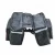 Import Sample Free Cheap Foldable Low freight Motorcycle Black Universal Hard Rear Rack Saddle Bag Double Pannier Saddlebags from China