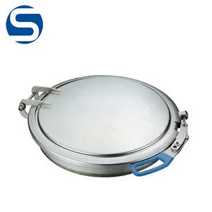 Sanitary Stainless Steel Tank Manhole cover (with pressure)