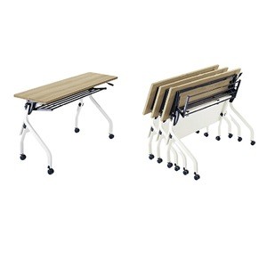 school furniture double seater school desk and chair  folding training table