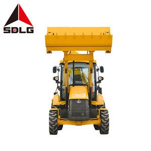 SDLG B877 Price new backhoe loader compact tractor with loader and backhoe