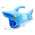 sea animal fishing set squirt water floating shark bath toy for bathtub