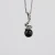 Import Sell well 2.8g silver weight black color manufacturer chain jewelry set from China