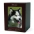 Import Separate Photo Compartment Black MDF Dog Urn from China
