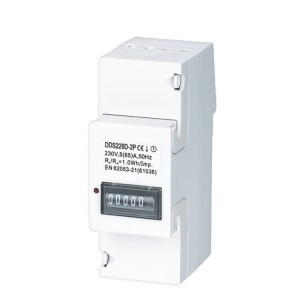 September Sale Factory Supply single phase 2 wire energy meter rs485 smart din rail kwh