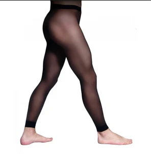 sexy seamless pantyhose 100 denier tights for men
