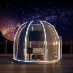 SH05 6m diameter Outdoor Transparent Plastic Bubble House Geodesic Dome Tent transparent bubble tent
