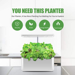 SHENPU Indoor Smart Garden Pot Hydroponics Smart Garden Pot for Kitchen and Room