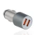 Import Shenzhen electronic accessories stainless charger dual usb portable QC3.0 Car Charger from China