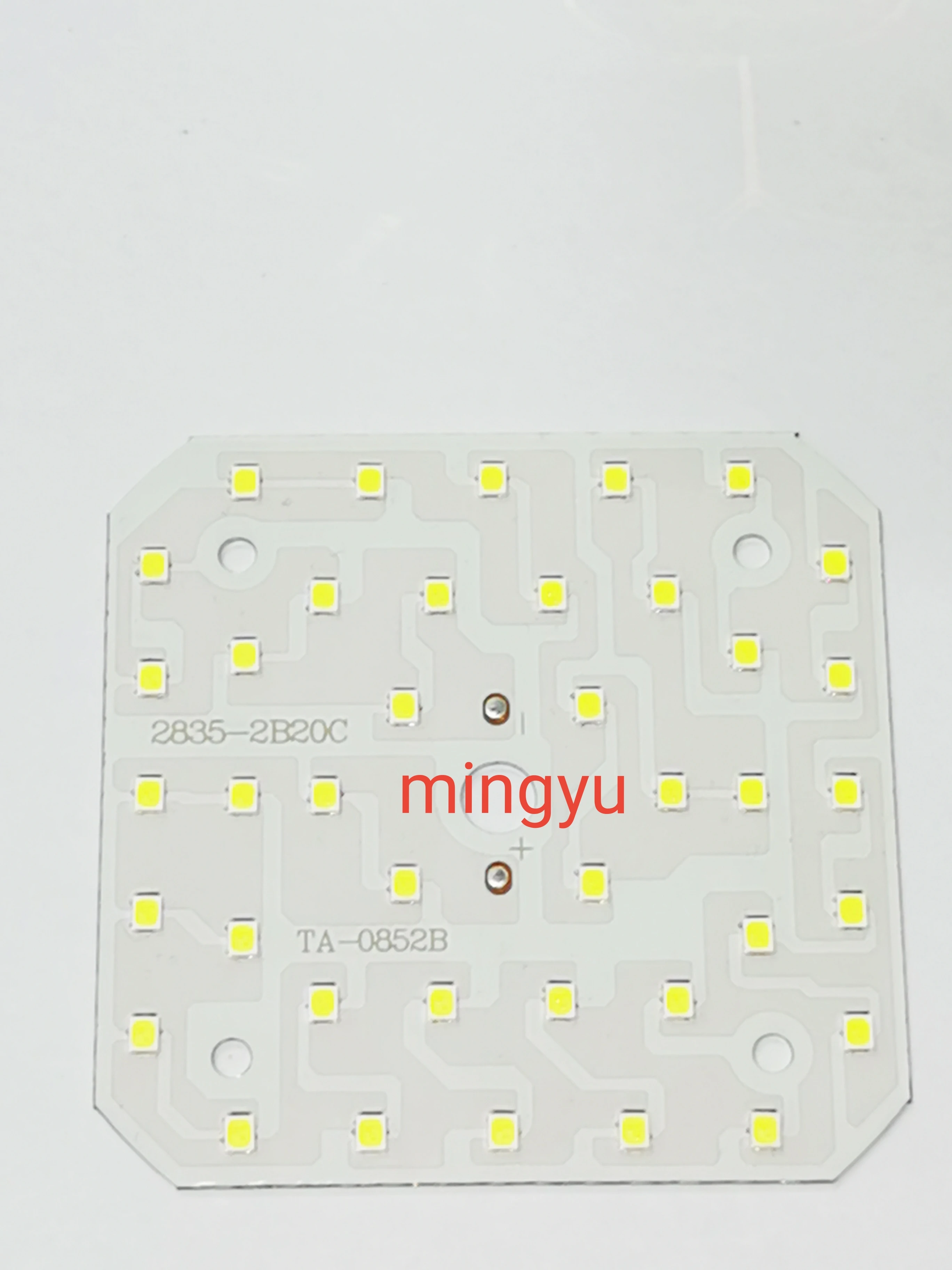 shenzhen SMD2835 led chip AC220v 8leds 32mm Custom Led Light Bulb Aluminum Led round circuit board OEM DOB led pcb board