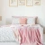 Import Sherpa Throw Blanket Pink Throw Size 50x60 Bedding Fleece Reversible Pink Blanket for Bed and Couch from China