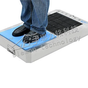 Shoe sole cleaning machine for factory workshop air shower and office