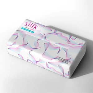 Siilk 100% virgin pulp White facial tissue 150 Sheet*60 pack