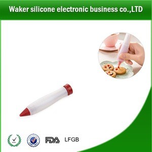 Silicone DIY Pastry Biscuit Cookie Chocolate Cake Decorating Pen Syringe Food Writing Pen Tool