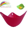 Silicone Egg Poaching Cups with Ring Standers, For Microwave or Stovetop Egg Cooking
