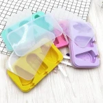 Silicone Ice Pop Mold with Lid, Ice Cream Bar Mold Pop sicle Maker Pop sicle Mold DIY Ice Cream Maker