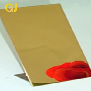 Silver Golden Acrylic Mirror Sheet PMMA Plastic Mirror Board