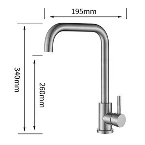 Single Lever Saving Water Pull Down Kitchen Faucet