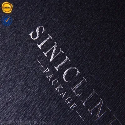 Sinicline High Quality Luxury Black Box Packaging for Clothes