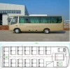 SINOTRUK HOWO 29 seats bus coach