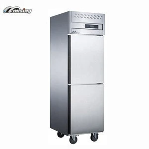 Six-door air-cooled single temperature refrigerator and freezers tall cabinet