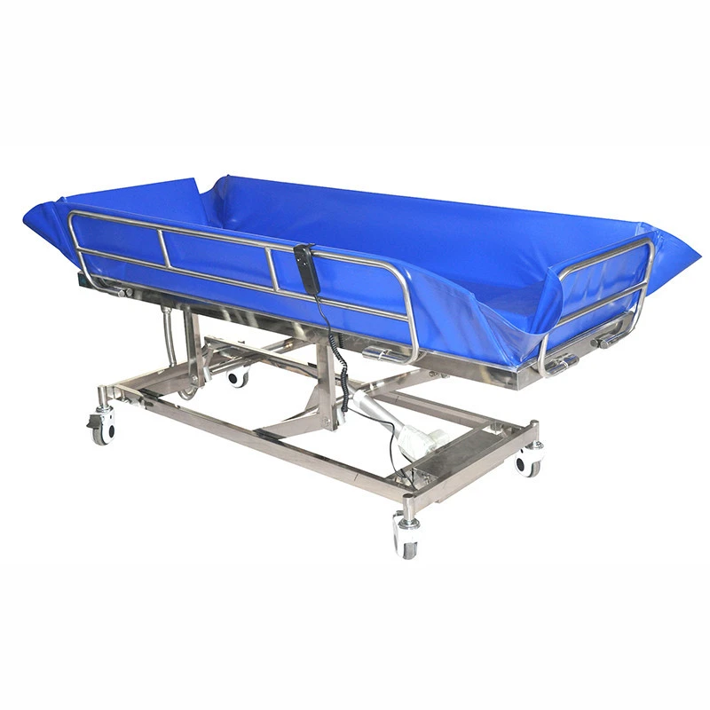 SK005-10 Hospital bathroom Metal Bath Bed Accessories With Water-Proof Motor