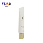 Skincare Packaging Squeeze Plastic White 15 Ml Lip Balm Container
