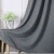 Import Slate gray blackout curtain heavy weight wrinkle free stop the light glaring simple designed hospital curtain from China